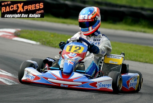 Ricardo Romkema in Energy fabrieks Junior team 